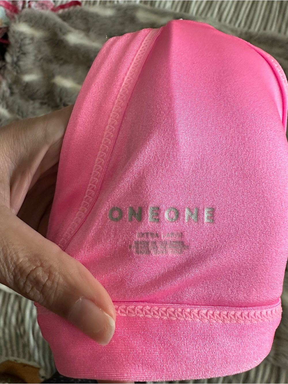 One One Swimwear Bikini Kameron pink bikini top sz XL - Picture 4 of 4